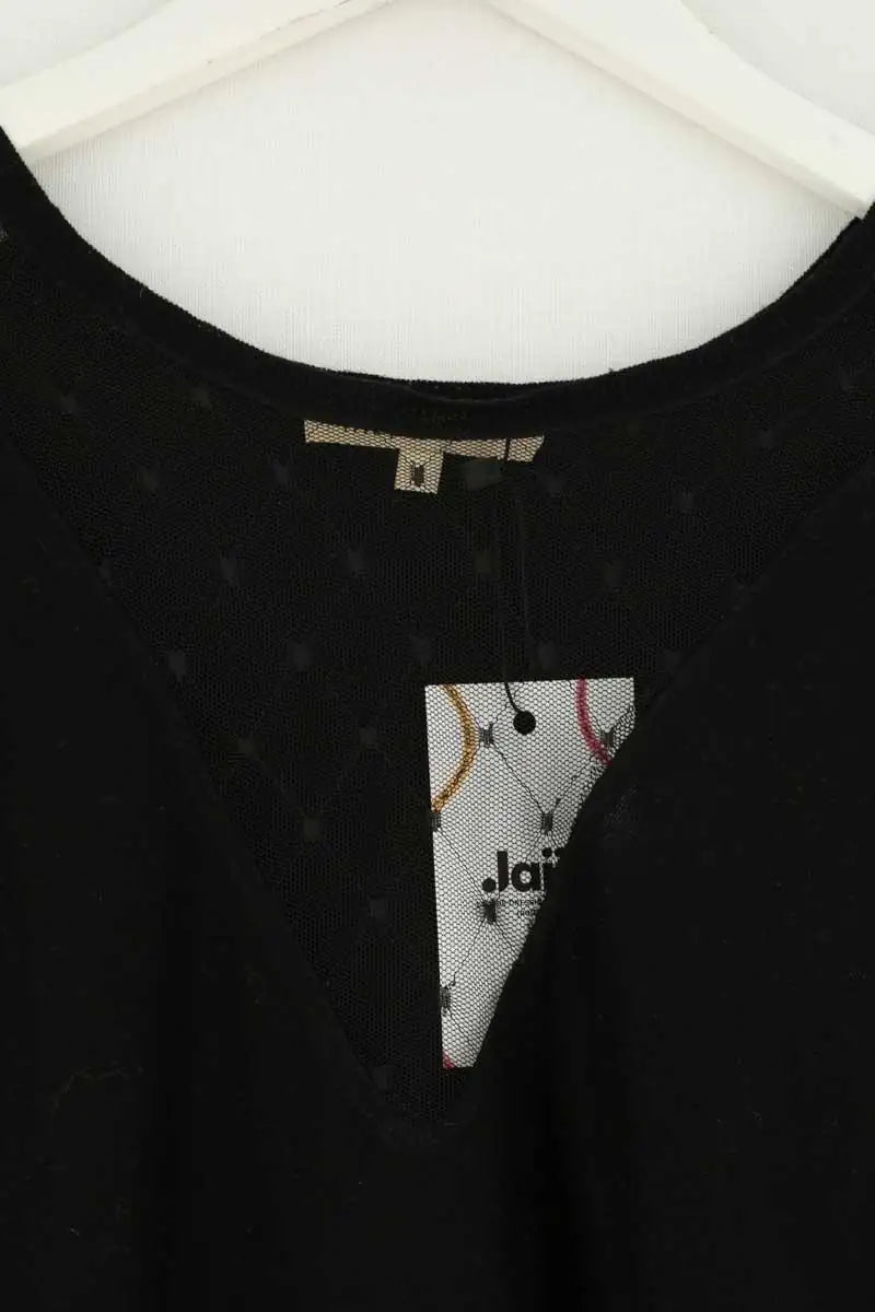 Pull Maje Noir en Soie