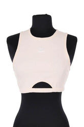 Top sans manche Adidas Beige en Coton, taille S - Seconde Main