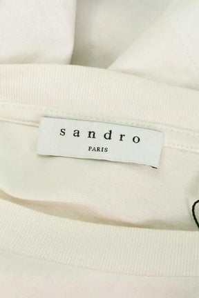 T-shirt Sandro Blanc en Coton