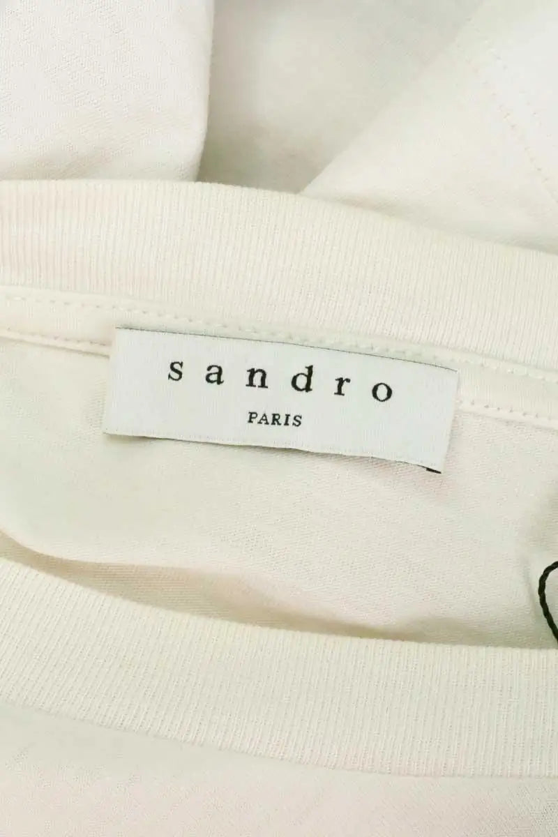 T-shirt Sandro Blanc en Coton