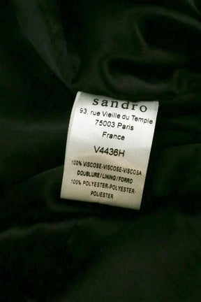 Blouse Sandro Argent en Viscose