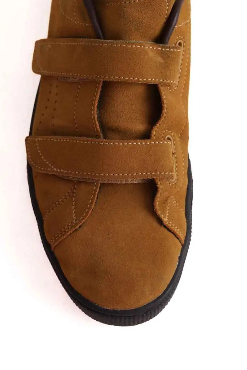 Baskets basses Puma Camel en Daim