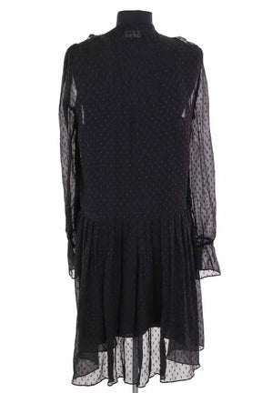 Robe The Kooples Noir en Soie
