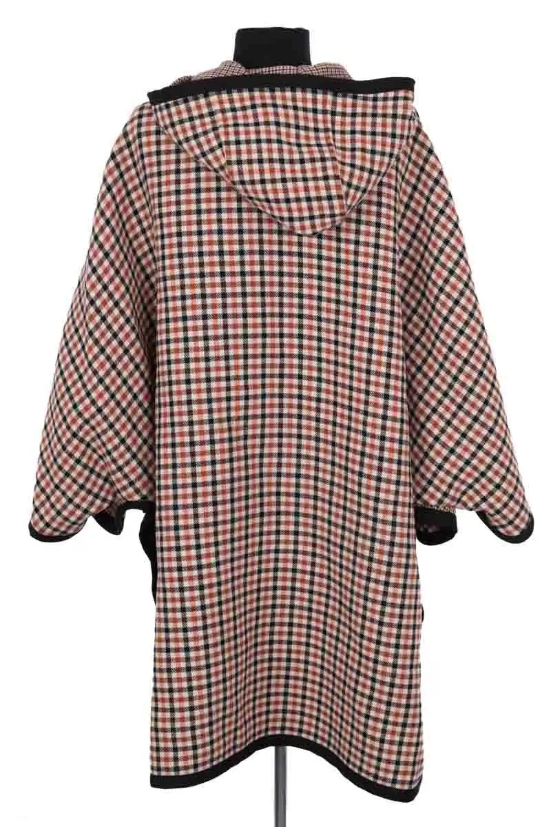 Cape Réversible Maje Rouge en Laine