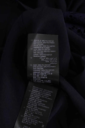 Robe Sandro Bleu en Synthétique