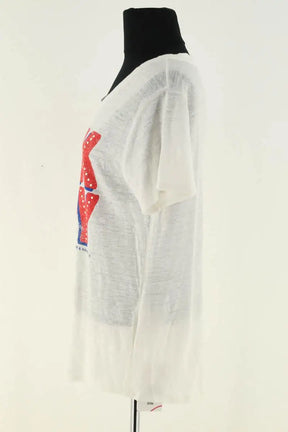 T-shirt Leon & Harper Blanc en Coton