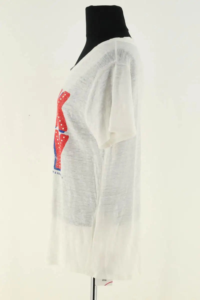 T-shirt Leon & Harper Blanc en Coton