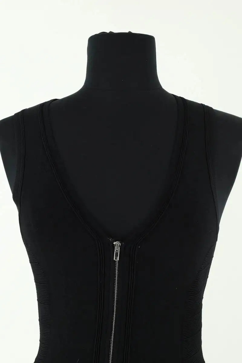 Robe sans manches Sandro Noir en Viscose