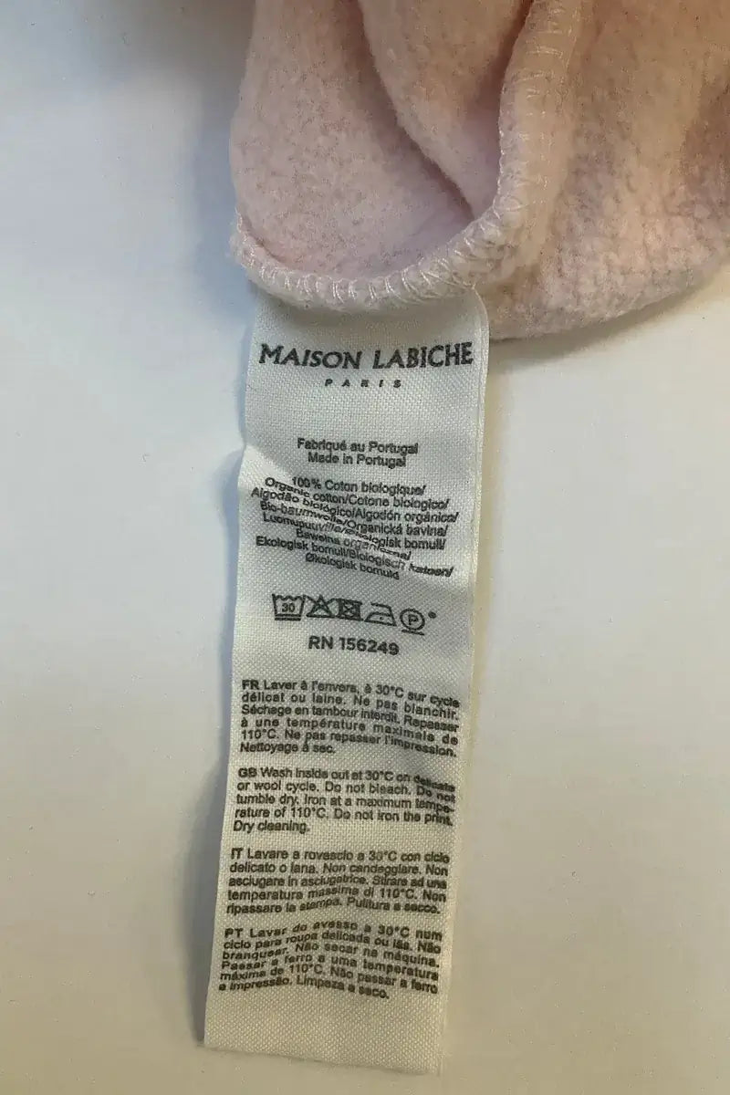 Sweatshirt Maison Labiche Rose en Coton