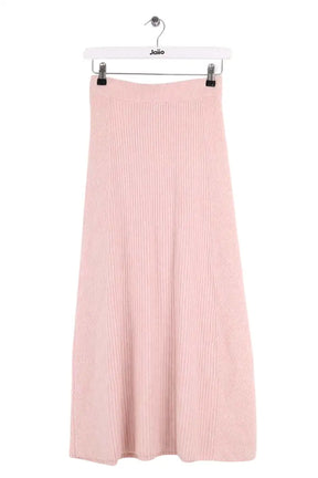 Jupe Maje Rose en Synthétique, taille S - Seconde Main