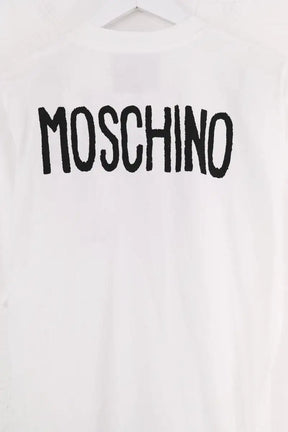 T-shirt Moschino Blanc en Coton