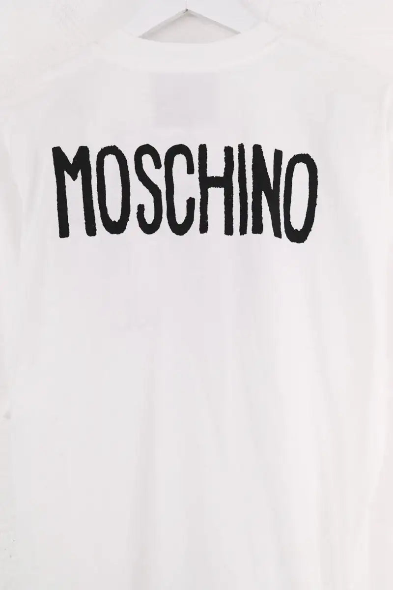 T-shirt Moschino Blanc en Coton