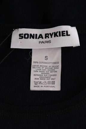 Top Sonia Rykiel Marine en Coton