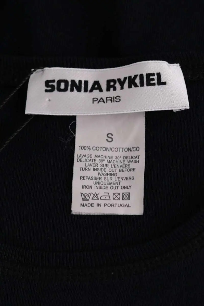 Top Sonia Rykiel Marine en Coton