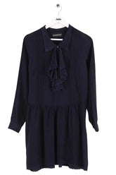 Robe Zadig & Voltaire Ruelle deluxe Bleu en Soie, taille M - Seconde Main