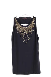 Top Agnès B. Noir en Synthétique, taille M - Seconde Main
