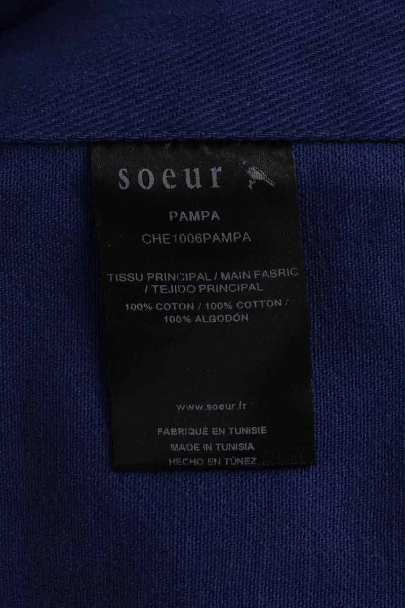 Top sans manche Soeur Pampa Bleu en Coton