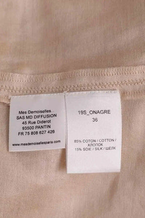 Blouse Mes Demoiselles Onagre Beige en Coton