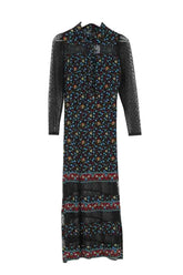 Robe Maje Multicolore en Synthétique, taille S - Seconde Main