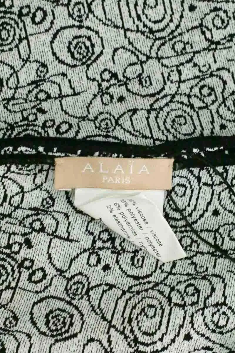 Mini short Alaïa Noir en Viscose