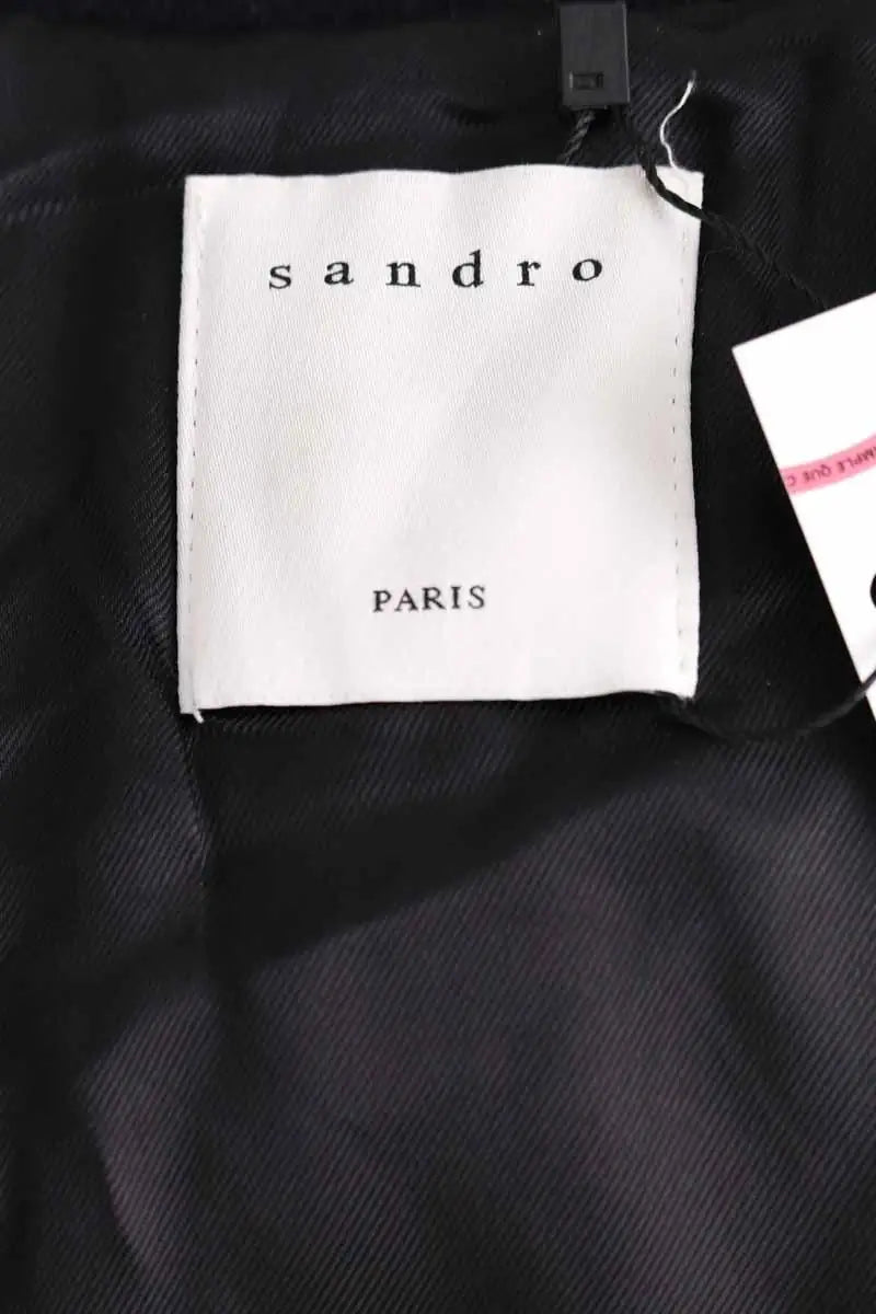 Peacoat Sandro Marine en Laine