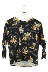 Blouse The Kooples Noir en Viscose, taille S - Seconde Main