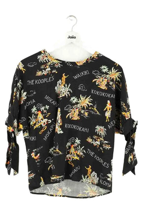 Blouse The Kooples Noir en Viscose, taille S - Seconde Main