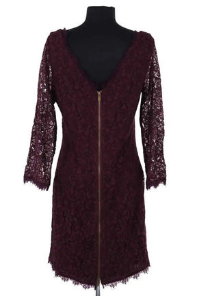 Robe Diane Von Furstenberg Violet en Synthétique