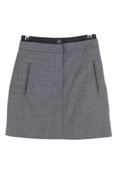 Jupe Sandro Anthracite en Laine, taille XS - Seconde Main
