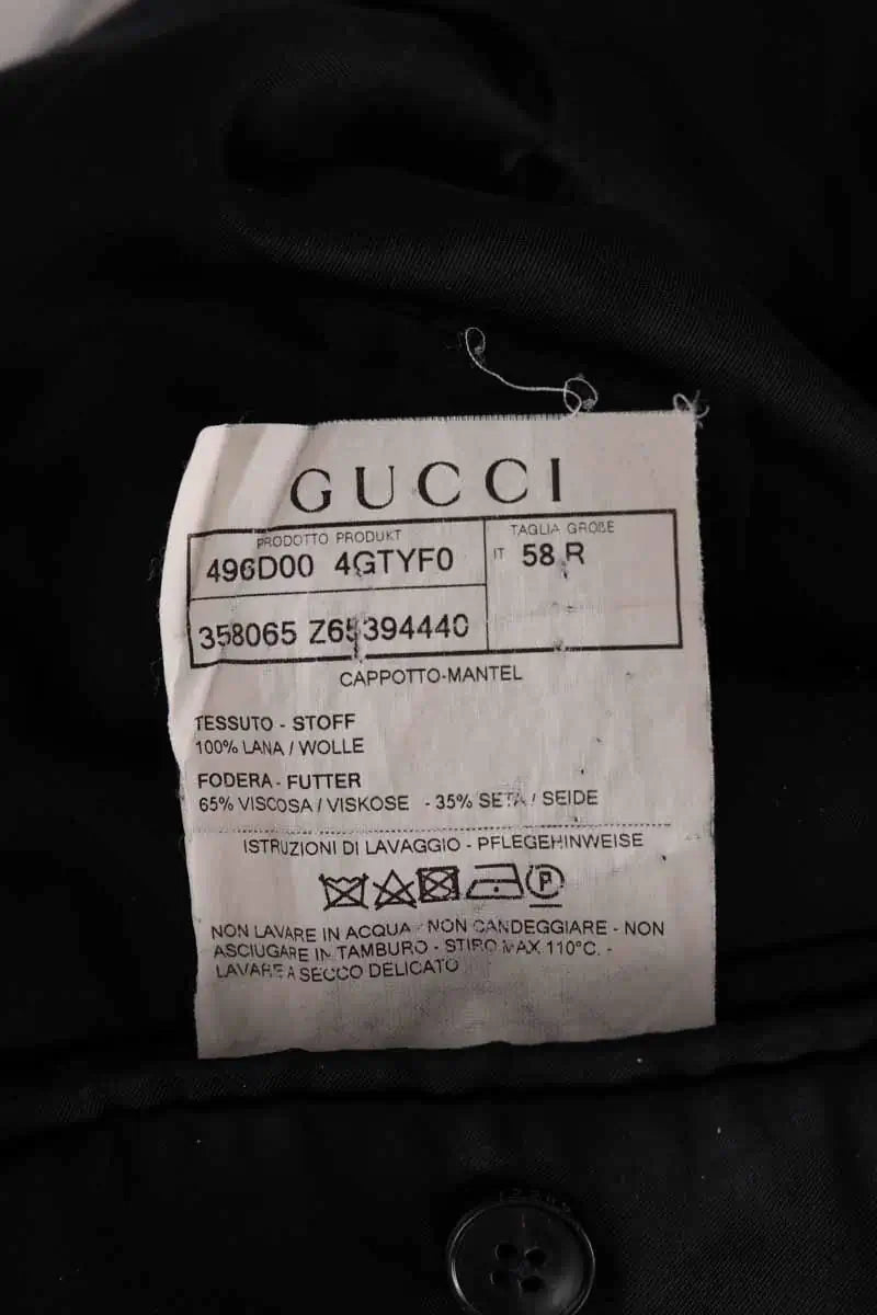 Manteau Gucci Bleu en Laine
