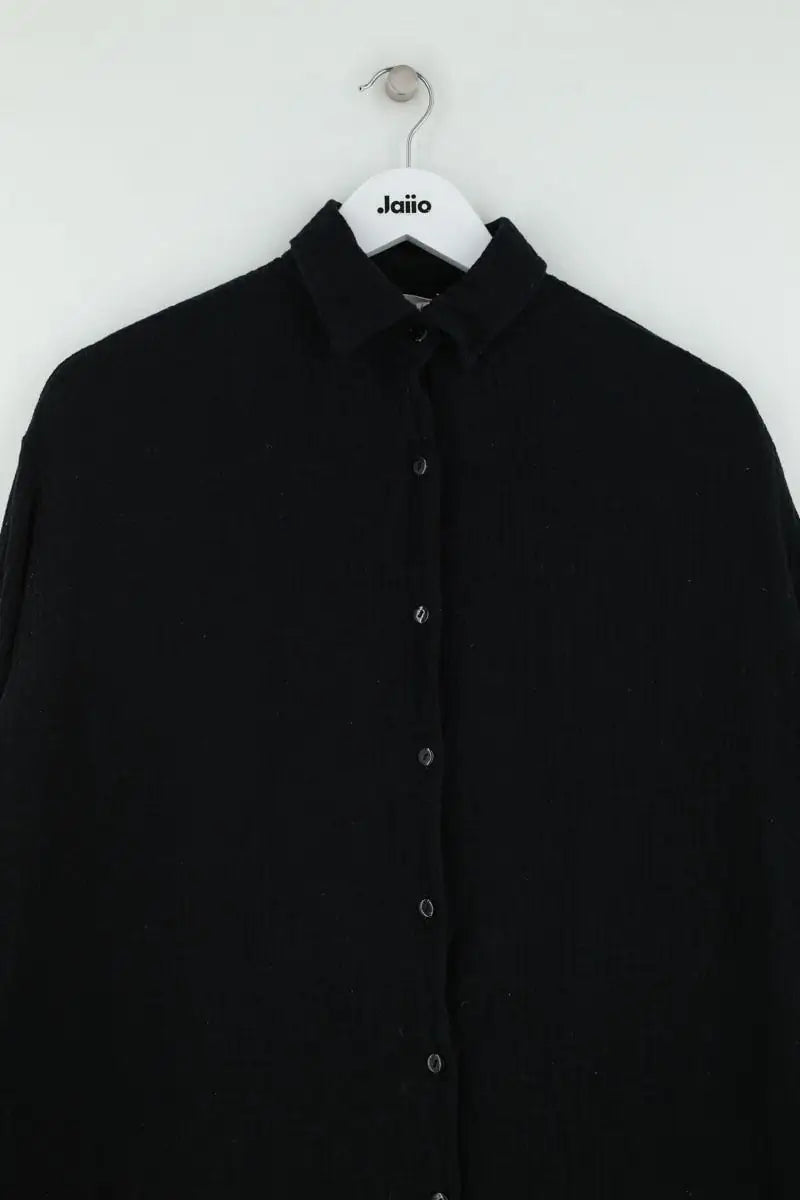 Robe chemise Saaj Noir en Coton