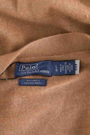 Cardigan Ralph Lauren Camel en Laine