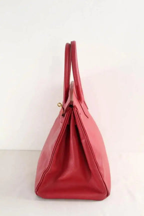 Sac à main Hermès Rouge en Cuir