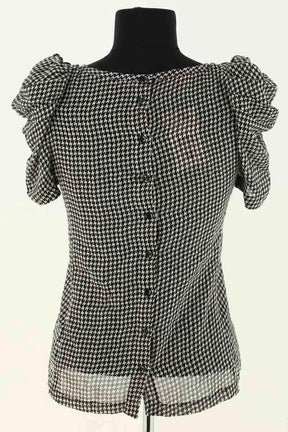 Blouse Maje Noir en Coton