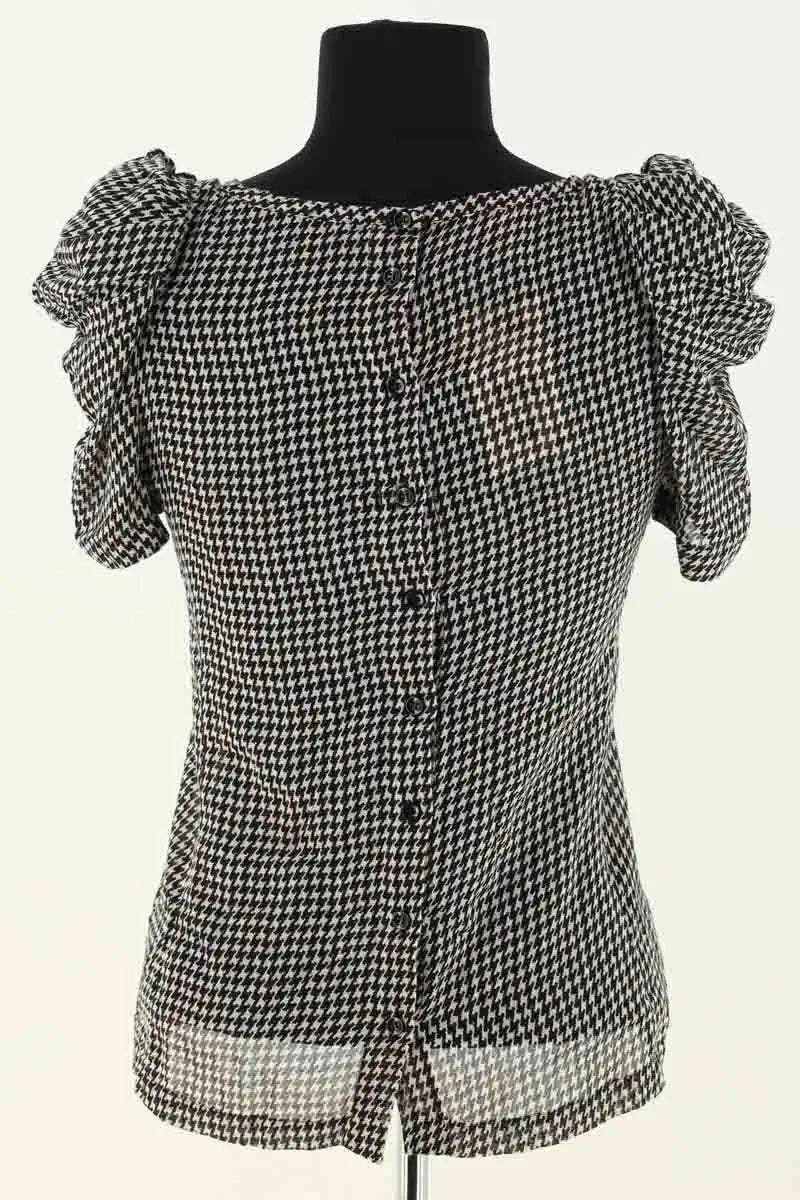 Blouse Maje Noir en Coton