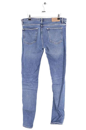 Jean slim Sandro Bleu en Coton