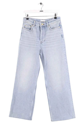 Jean large Ganni Bleu en Coton, taille XS - Seconde Main