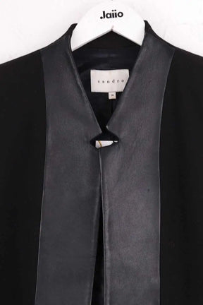 Blazer Sandro Noir en Laine