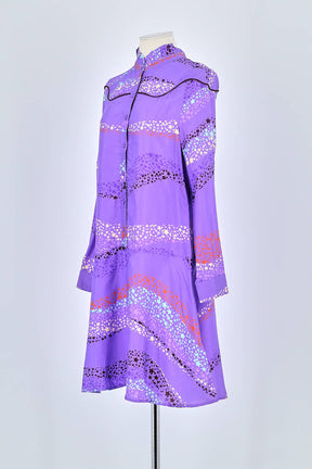 Robe Isabelle Blanche  Violet