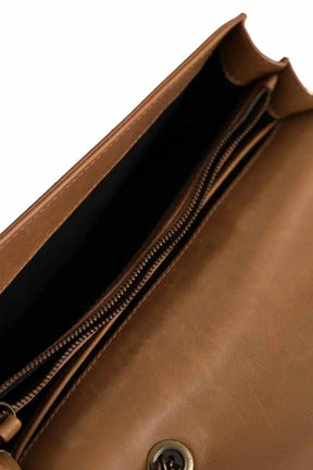 Sac à bandoulière Gerard Darel Camel en Cuir