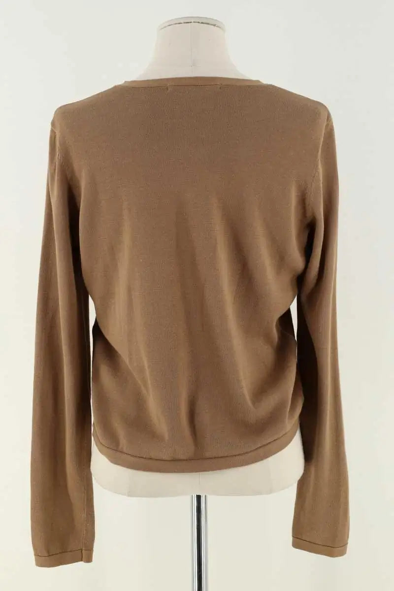Cardigan Tara Jarmon Camel en Coton