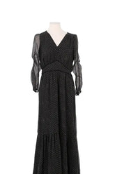 Robe Ba&Sh Noir en Soie, taille S - Seconde Main