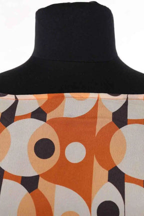 Robe Swildens Orange en Viscose