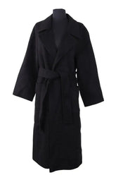 Manteau The Kooples Noir en Laine, taille XS - Seconde Main