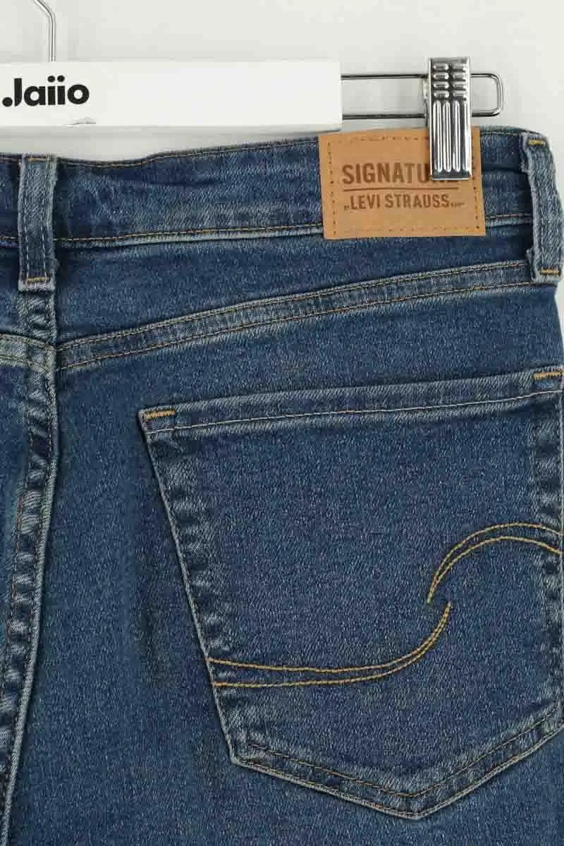 Jean boyfriend Levi's Bleu en Coton