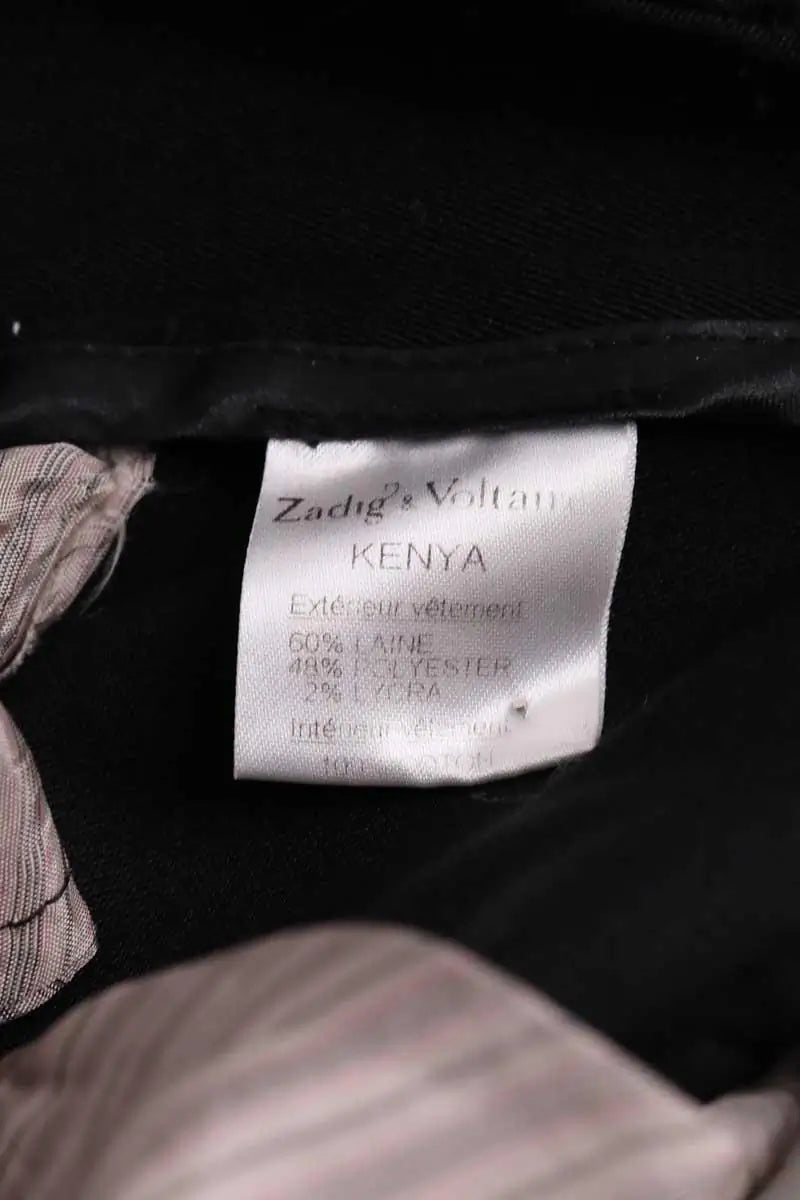 Pantalon Zadig & Voltaire Noir en Laine