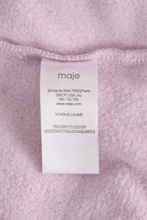 Sweatshirt Maje Violet en Coton