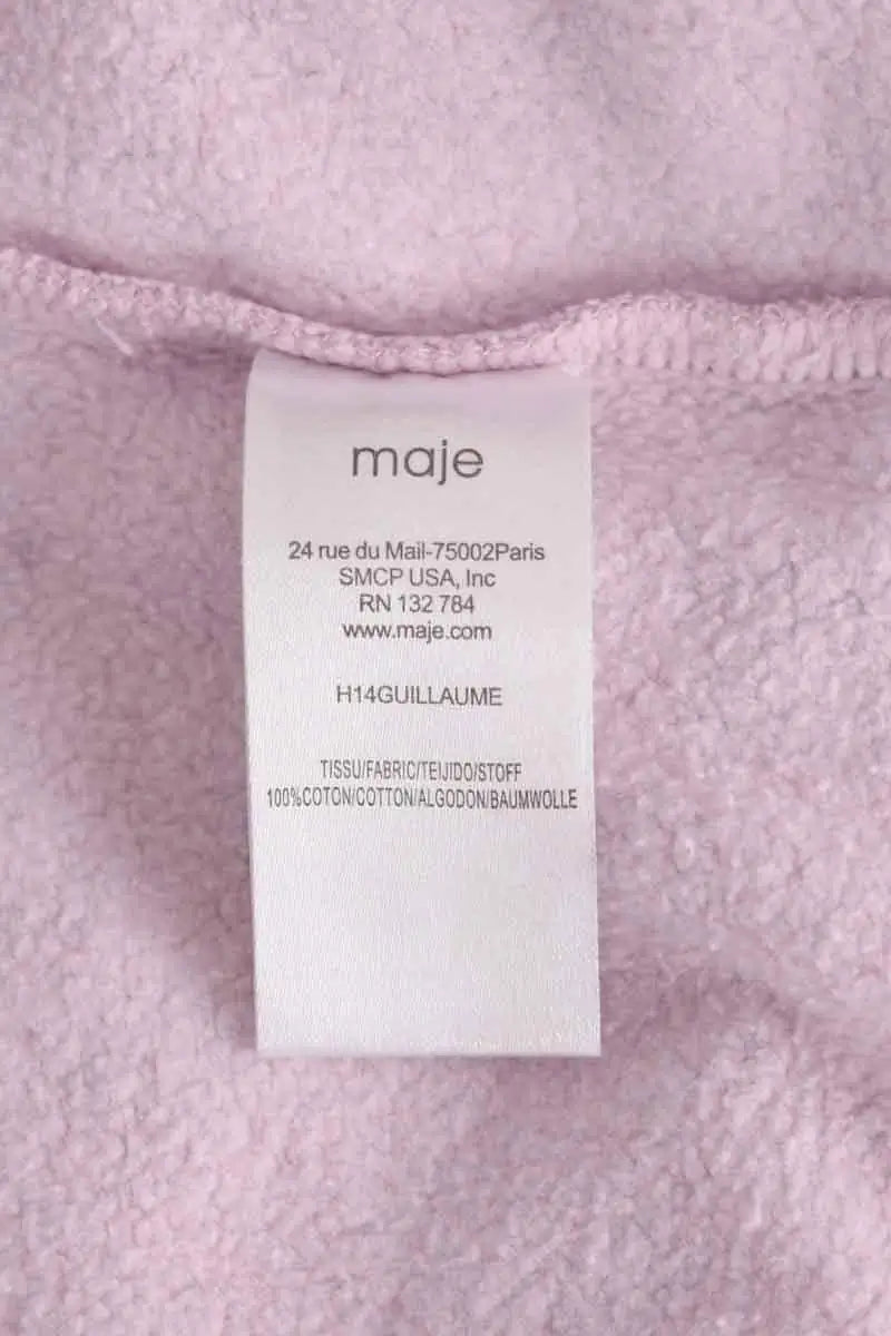 Sweatshirt Maje Violet en Coton