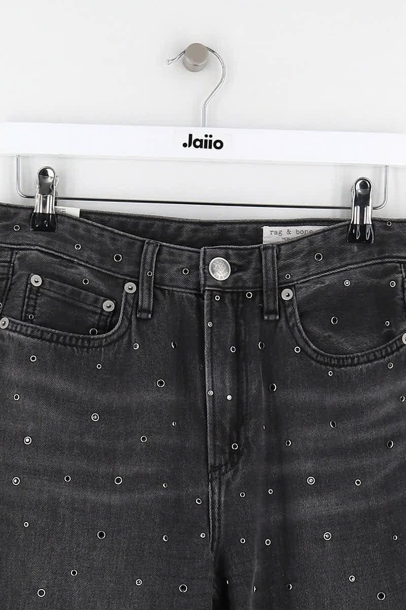 Jean large Bone  Noir