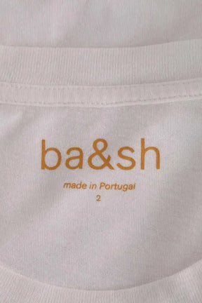 T-shirt Ba&Sh Blanc en Coton